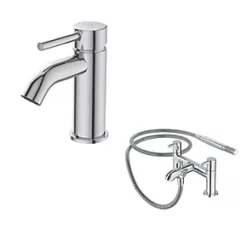 Cheapest ???? Ideal Standard Ceraline Basin Mixer & Bath Shower Mixer Pack ????