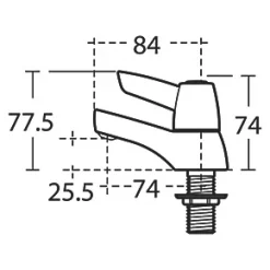 Promo ???? Armitage Shanks Sandringham 21 Basin Pillar Bathroom Taps ???? 6 Promo ???? Armitage Shanks Sandringham 21 Basin Pillar Bathroom Taps ???? -Outlet Bathroom Taps Store 10579 A1