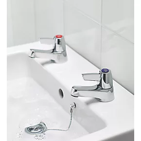 Promo ???? Armitage Shanks Sandringham 21 Basin Pillar Bathroom Taps ???? 5 Promo ???? Armitage Shanks Sandringham 21 Basin Pillar Bathroom Taps ???? - Image 3