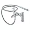 New ???? Ideal Standard Ceraline Deck-Mounted Bath Shower Mixer ✔️ -Outlet Bathroom Taps Store 124JP P