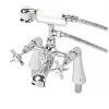 Best Pirce ???? Swirl Edwardian Deck-Mounted Bath/Shower Mixer Tap ???? -Outlet Bathroom Taps Store 13762 P
