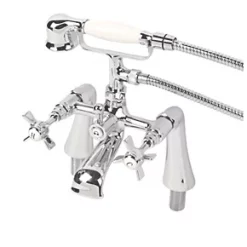 Best Pirce ???? Swirl Edwardian Deck-Mounted Bath/Shower Mixer Tap ????
