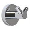 Discount ???? Aqualux Perth Double Robe Hook Chrome ???? -Outlet Bathroom Taps Store 193GR P