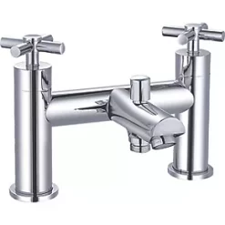 Discount ???? ETAL Oban Deck-Mounted Bath Shower Mixer Tap ???? -Outlet Bathroom Taps Store 216KG A2