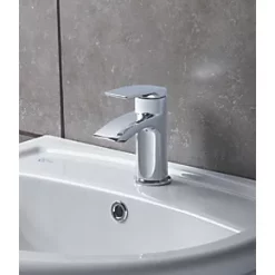 Outlet ❤️ Wye Cloakroom Basin Mono Mixer with Clicker Waste Chrome ???? -Outlet Bathroom Taps Store 2326P A2