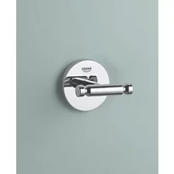 Budget ???? Grohe BauCosmopolitan Robe Hook Chrome ???? -Outlet Bathroom Taps Store 235XT A2