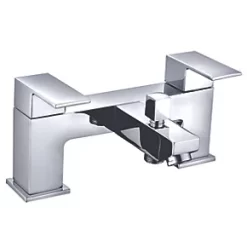 Cheapest ???? ETAL Veal Deck-Mounted Bath Shower Mixer Tap ???? -Outlet Bathroom Taps Store 267KG A2