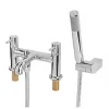 Hot Sale ???? Swirl Ola Deck-Mounted Bath/Shower Mixer ???? -Outlet Bathroom Taps Store 3619C P
