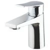Flash Sale ???? Swirl Ciao Basin Mono Mixer Tap with Clicker Waste Chrome ???? -Outlet Bathroom Taps Store 365PG P