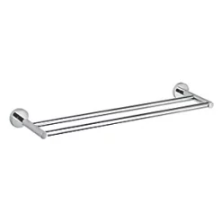 Coupon ???? Aqualux Perth Double Towel Bar Chrome 66 x 6 x 14.5cm ????