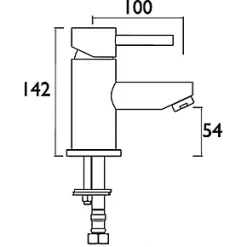 Deals ❤️ Bristan Blitz Basin Mono Mixer Tap with Clicker Waste Chrome ???? -Outlet Bathroom Taps Store 410GF A2