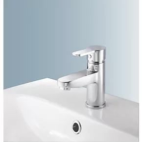 Cheap ❤️ Swirl Elevate Eco Basin Mono Mixer Bathroom Tap with Clicker Waste Chrome ???? 4 Cheap ❤️ Swirl Elevate Eco Basin Mono Mixer Bathroom Tap with Clicker Waste Chrome ???? - Image 2