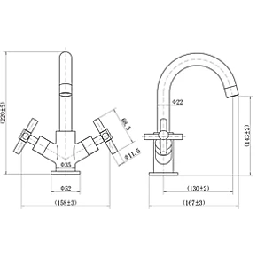 Buy ???? ETAL Oban Swan Neck Mono Basin Mixer Tap Polished Chrome ???? 4 Buy ???? ETAL Oban Swan Neck Mono Basin Mixer Tap Polished Chrome ???? - Image 2