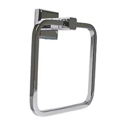 Brand new ⌛ Aqualux Goodwood Towel Ring Chrome ????
