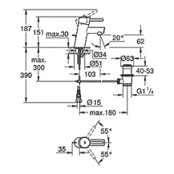 Best reviews of ???? Grohe Feel Single Lever Mono Mixer Chrome ???? -Outlet Bathroom Taps Store 505JY A2