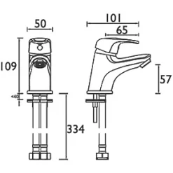 Hot Sale ✨ Bristan Cadet Basin Mono Mixer Tap with Clicker Waste Chrome ???? 7 Hot Sale ✨ Bristan Cadet Basin Mono Mixer Tap with Clicker Waste Chrome ???? -Outlet Bathroom Taps Store 511GF A2