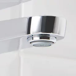 Promo ???? Swirl Caldew Basin Mono Mixer with Clicker Waste Silver ???? -Outlet Bathroom Taps Store 539PG A3