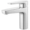 Promo ???? Swirl Caldew Basin Mono Mixer with Clicker Waste Silver ???? -Outlet Bathroom Taps Store 539PG P