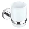 Promo ⌛ Aqualux Perth Tumbler Holder with Glass Chrome ???? -Outlet Bathroom Taps Store 623GG P