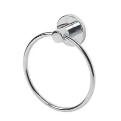 Buy ⭐ Swirl Cirque Bathroom Towel Holder Ring Chrome-Plated ????