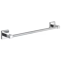 Promo ???? Aqualux Epsom Single Towel Bar Chrome 66 x 6 x 9.5cm ????