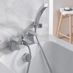Brand new ???? Bristan Hourglass Deck-Mounted Bath Shower Mixer Tap ⌛ -Outlet Bathroom Taps Store 737RH A1