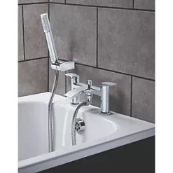 Discount ???? Wye Deck-Mounted Bath/Shower Mixer Tap ✨ 8 Discount ???? Wye Deck-Mounted Bath/Shower Mixer Tap ✨ -Outlet Bathroom Taps Store 8267P A2