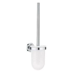 New ???? Grohe Essentials Toilet Brush Set Chrome ????