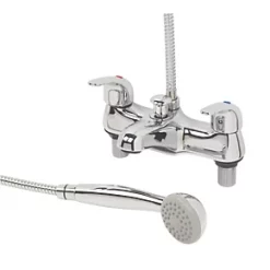 Best reviews of ???? Swirl Deck-Mounted Bath Shower Mixer ????