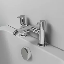 Cheapest ???? Ideal Standard Ceraline Basin Mixer & Bath Filler Pack ???? -Outlet Bathroom Taps Store 916RJ A4