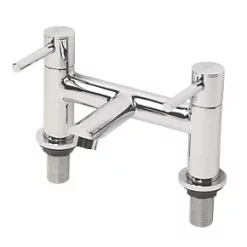 Hot Sale ???? Swirl Essential Dual Lever Bath Filler Bathroom Taps ⭐