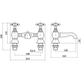 Outlet ???? ETAL Eden Bath Filler ❤️ 4 Outlet ???? ETAL Eden Bath Filler ❤️ - Image 2